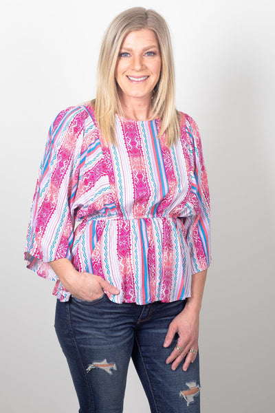 Sunset Pink Blouse