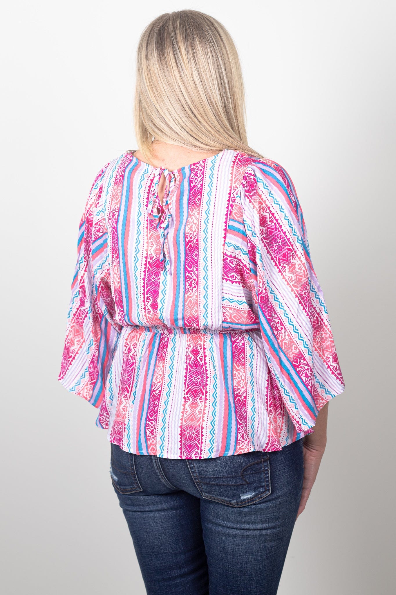 Sunset Pink Blouse