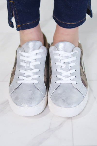 Camo Bolt Sneakers