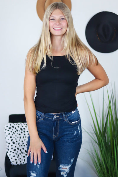Basic Ribbed Cami Tank