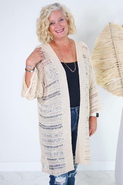 Open Knit Cardigan