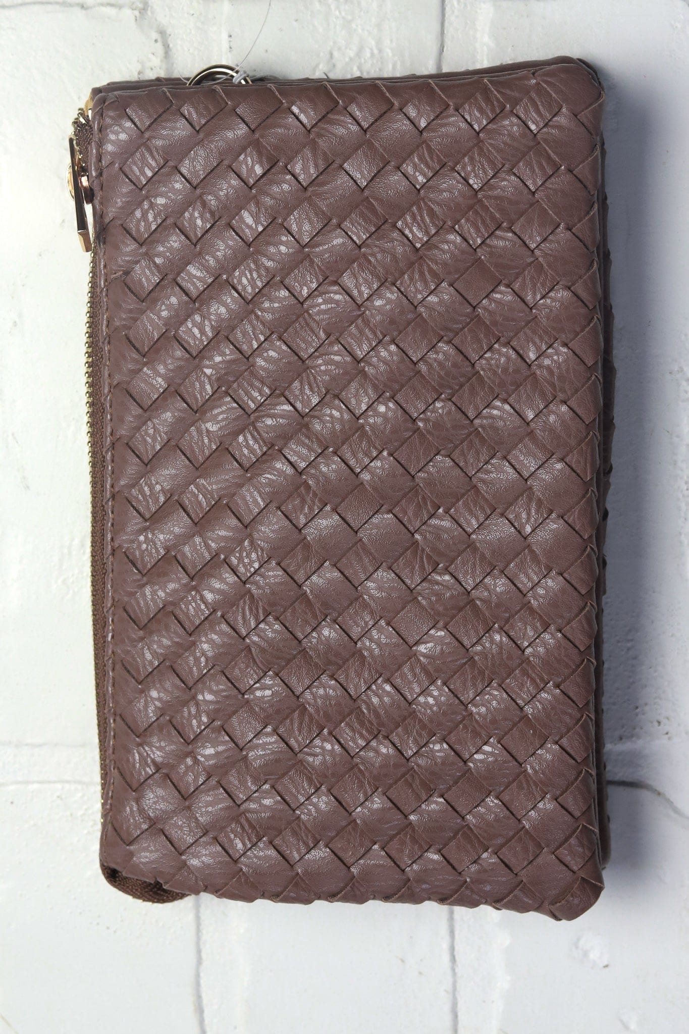 Khaki Voyager Woven Crossbody