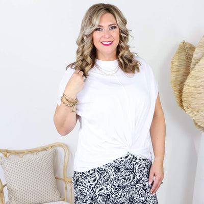 white front twist top