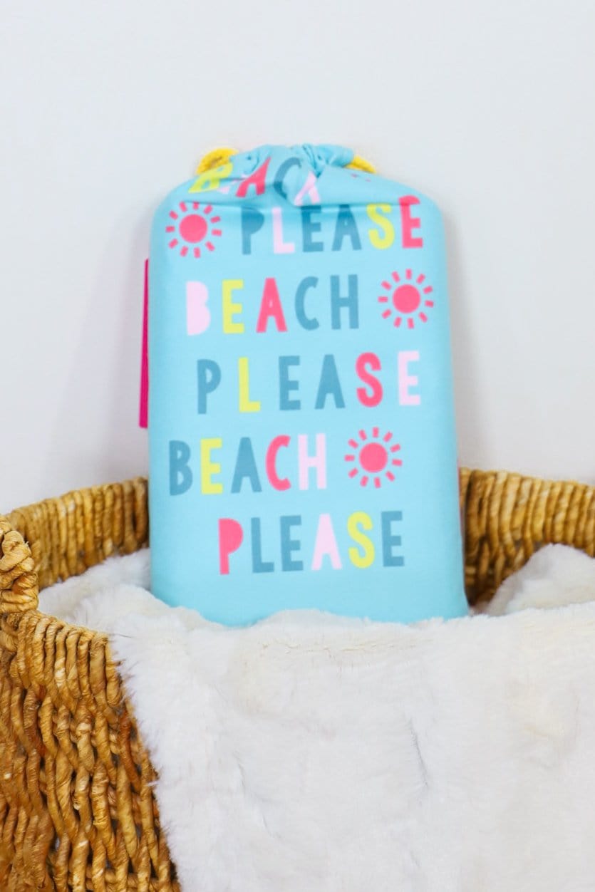 Beach Please Repeat Quick Dry Towel