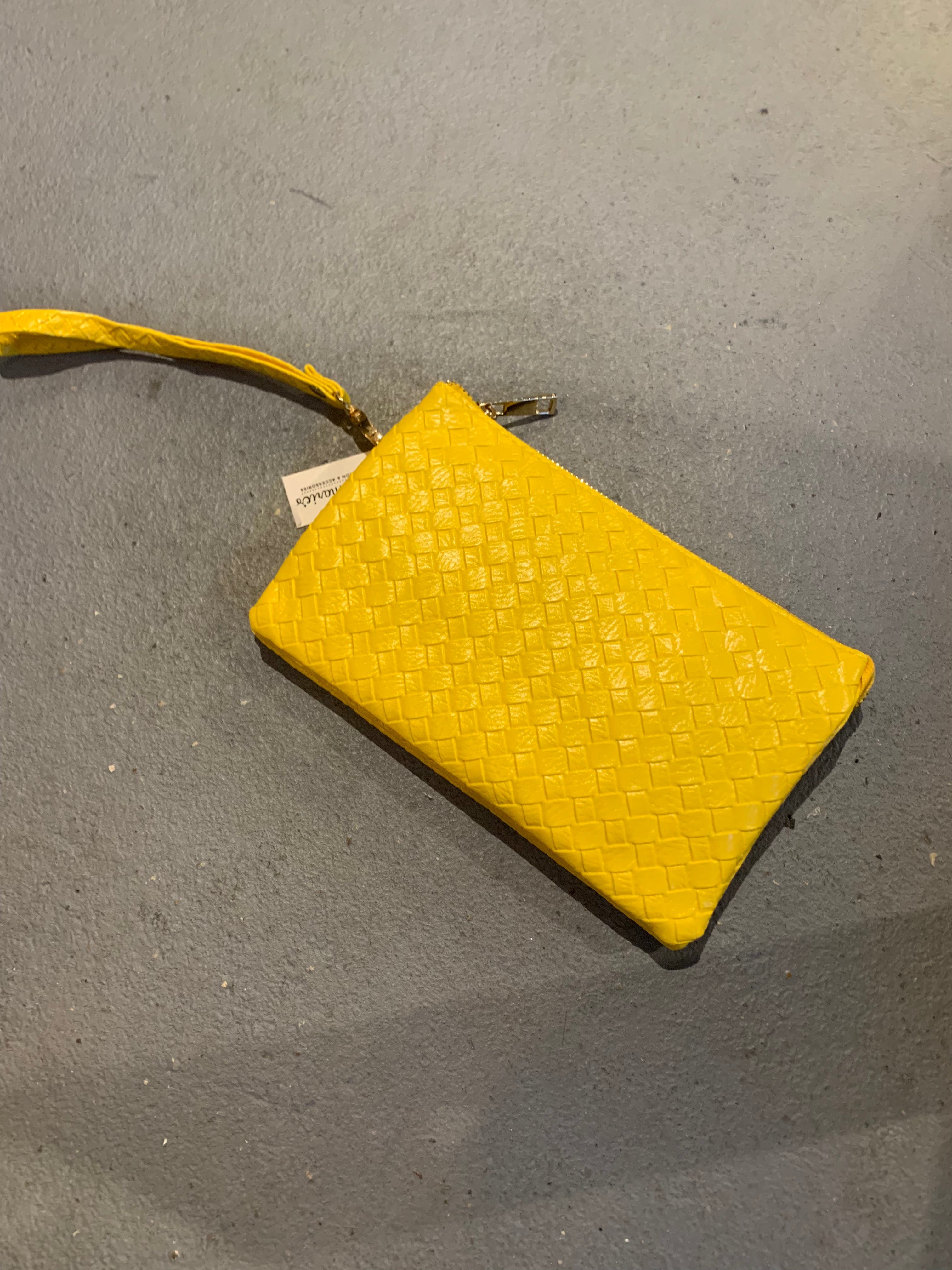 Yellow Voyager Woven Crossbody