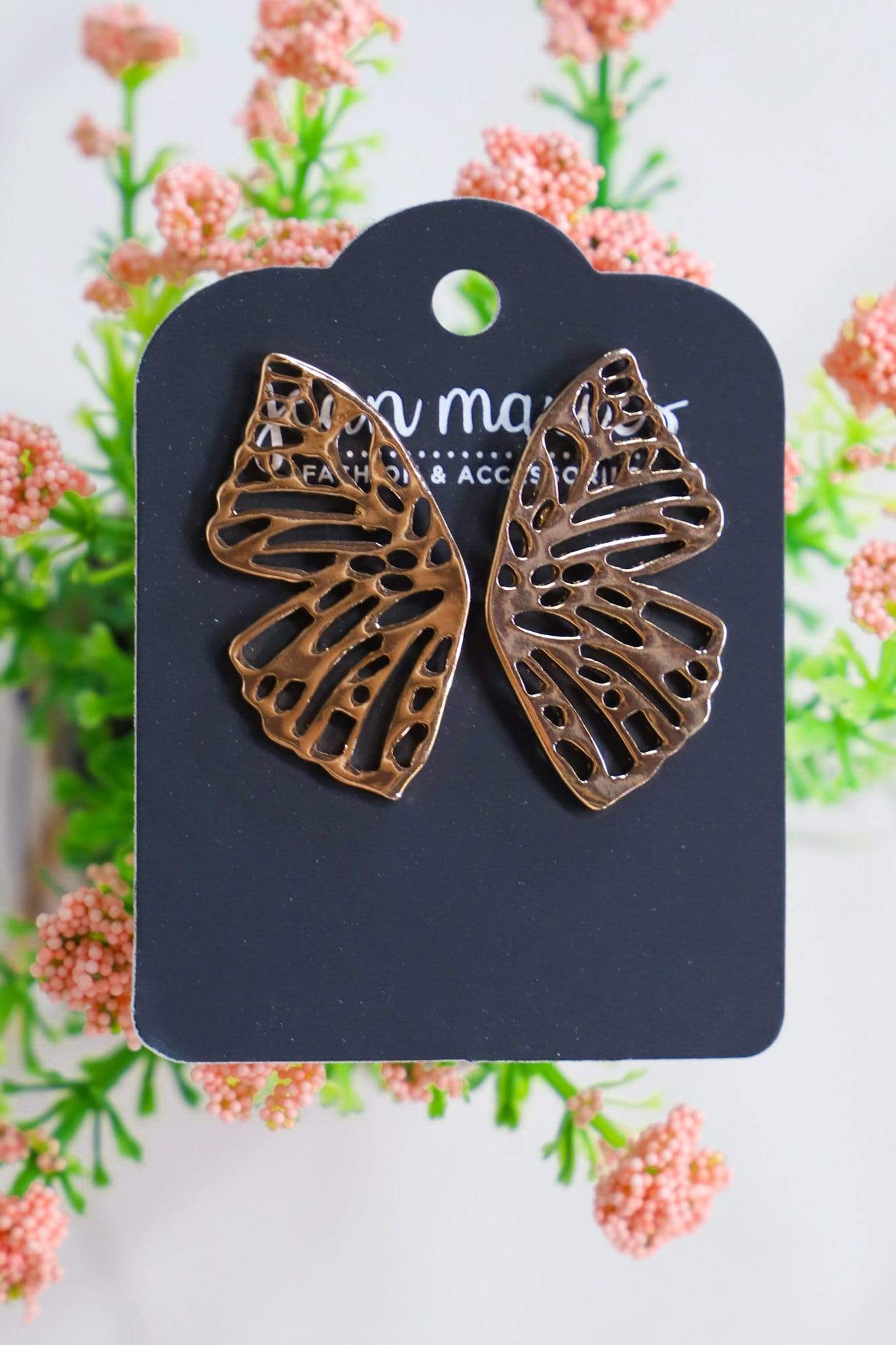 Resin Butterfly Earring