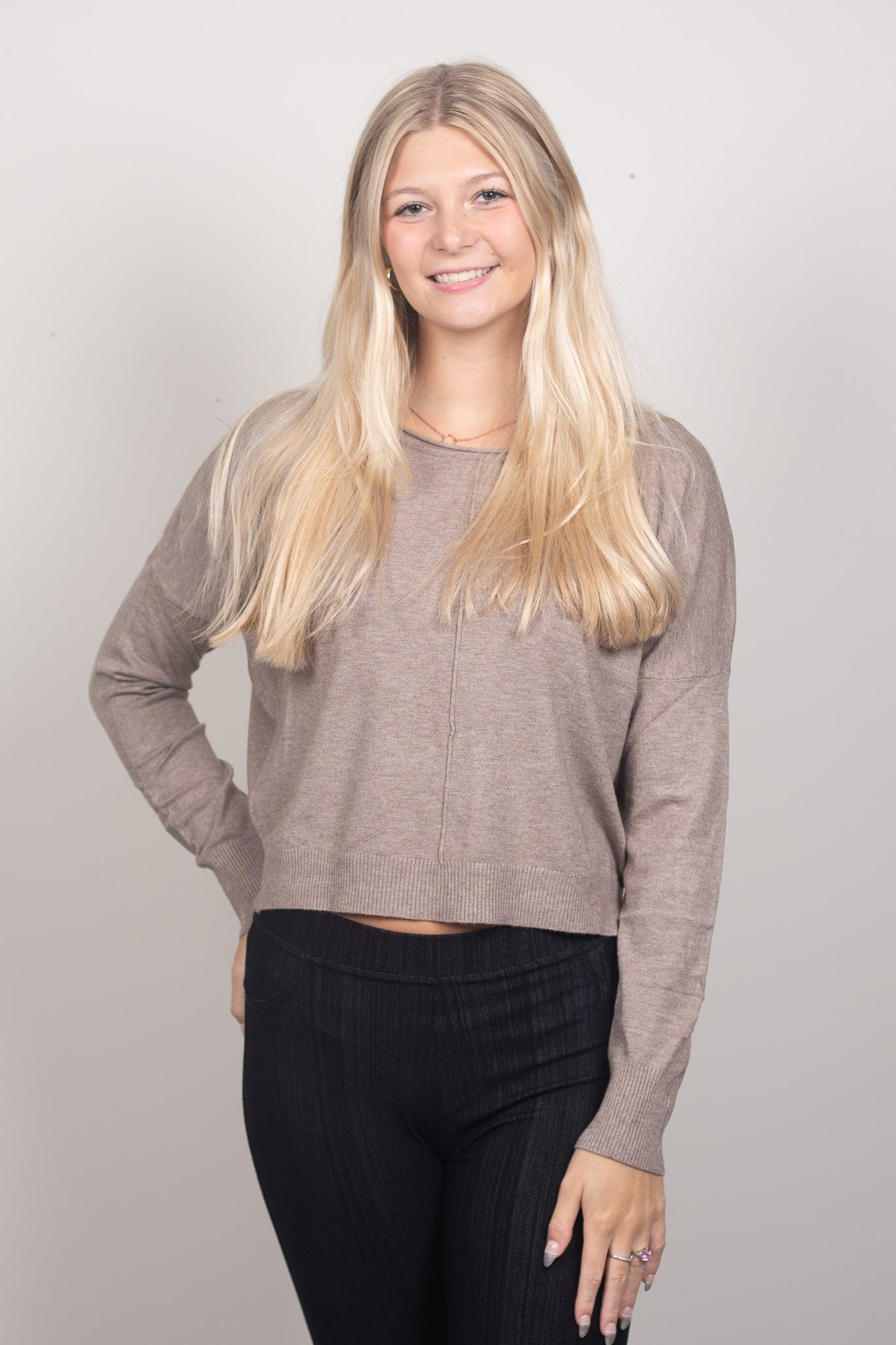 cropped sweater