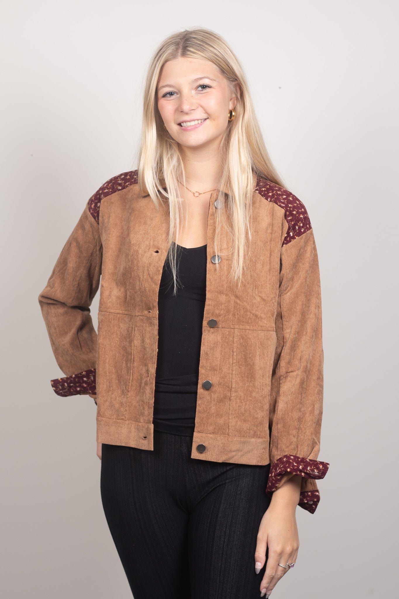 Mixed Corduroy Light Weight jacket