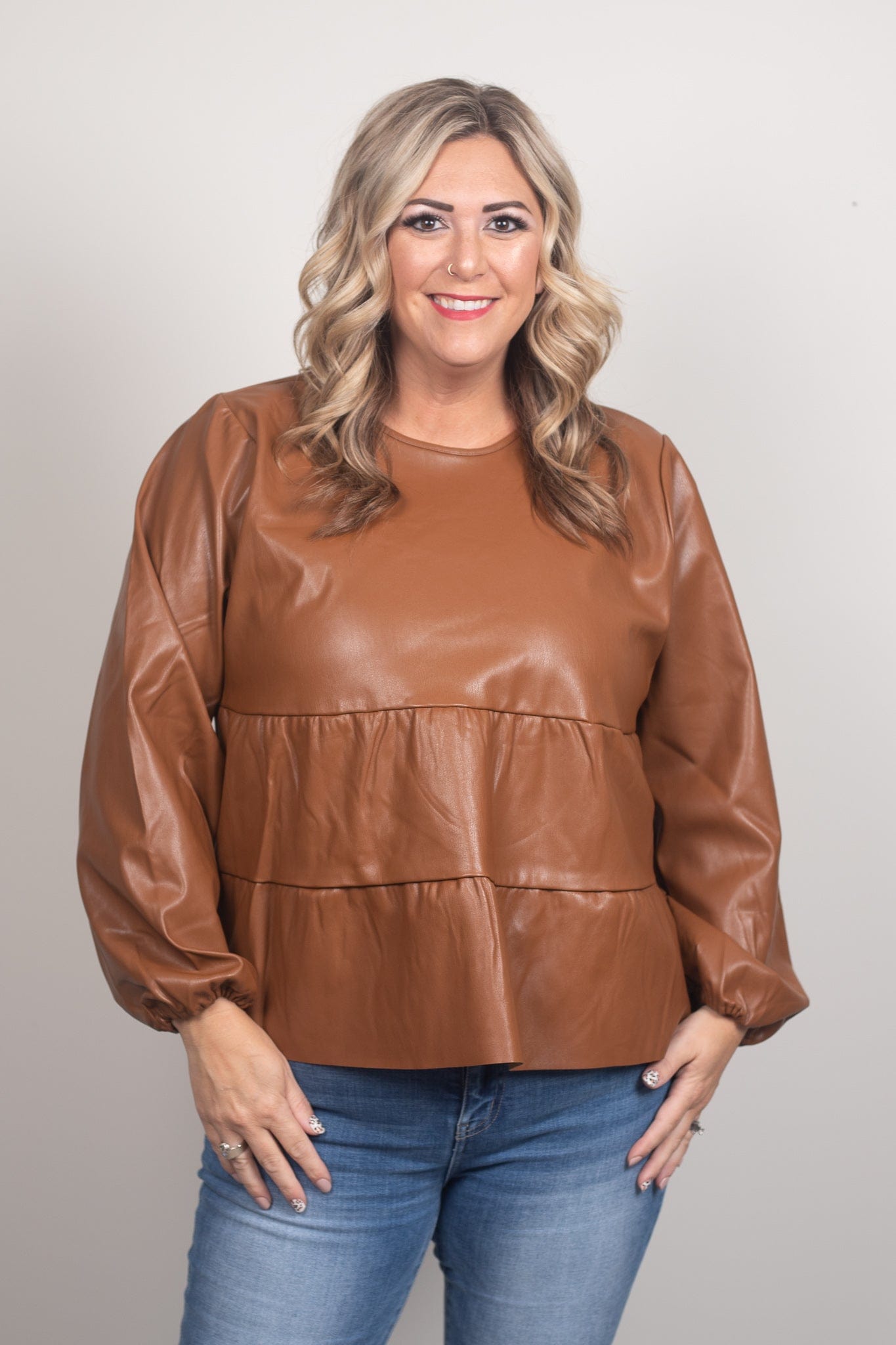 leather top