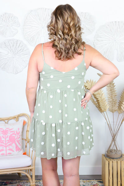 Chenille Dot Tank Dress