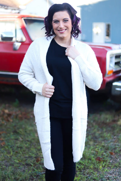 Marbled Pocket Cardigan