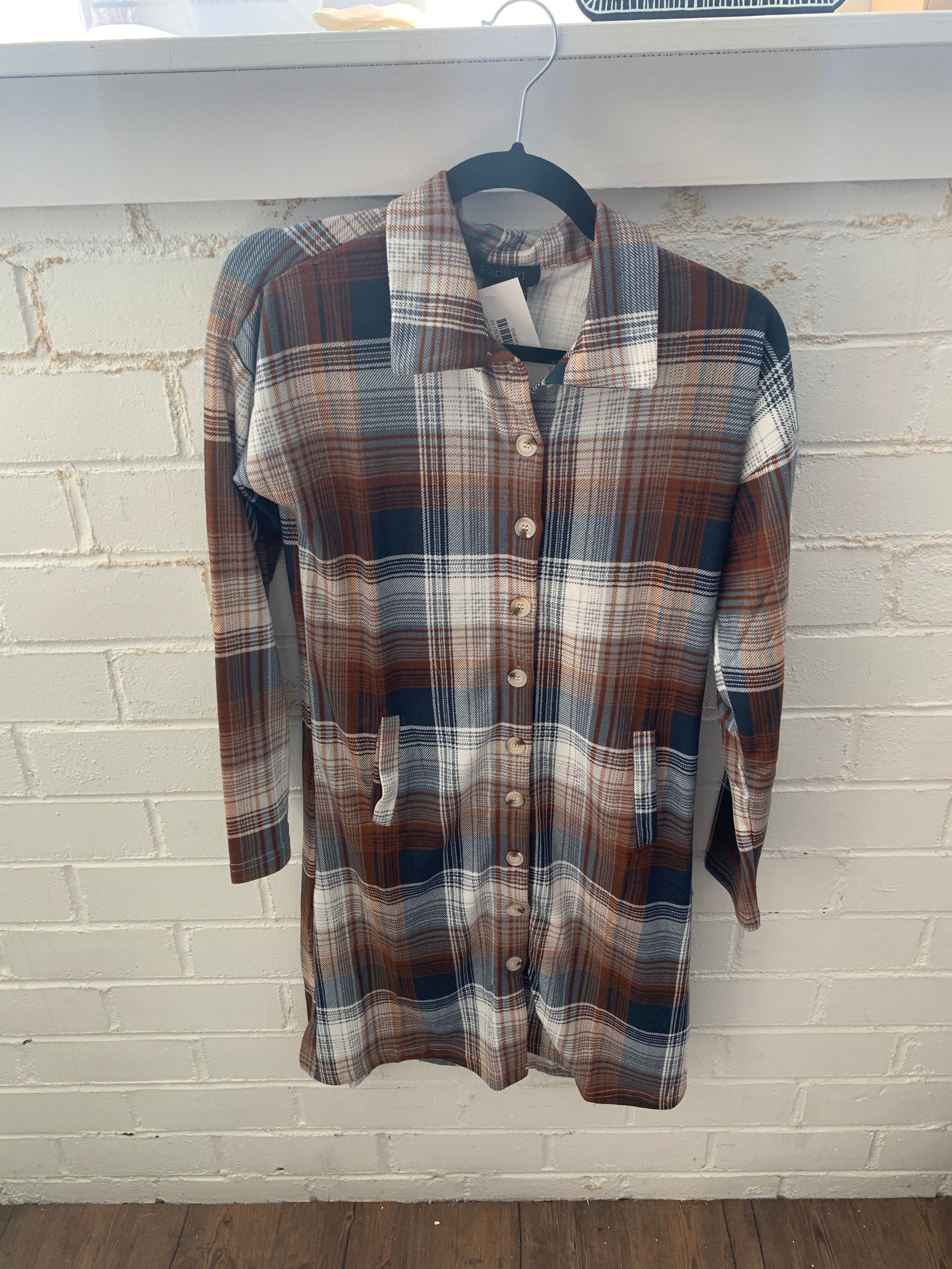 Denim Days Plaid Dress