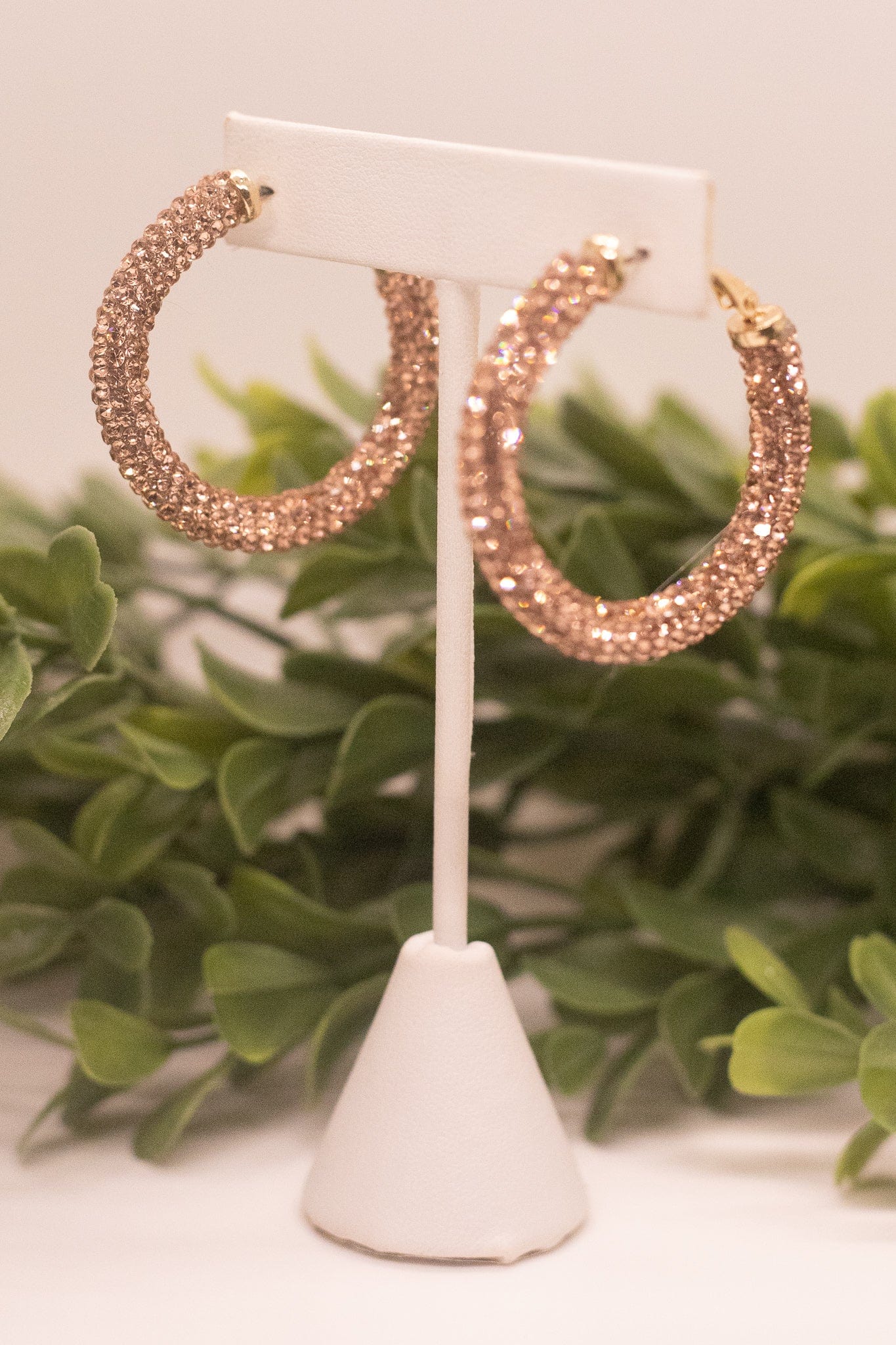 rose gold hoop