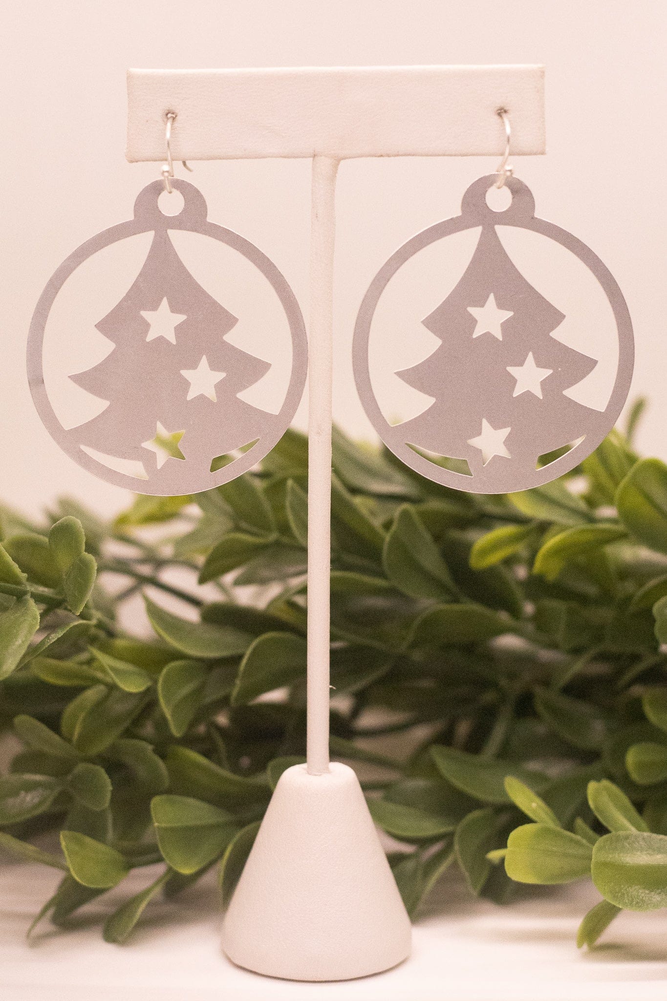christmas tree earring