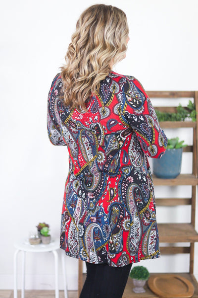 Paisley Sweater Dress