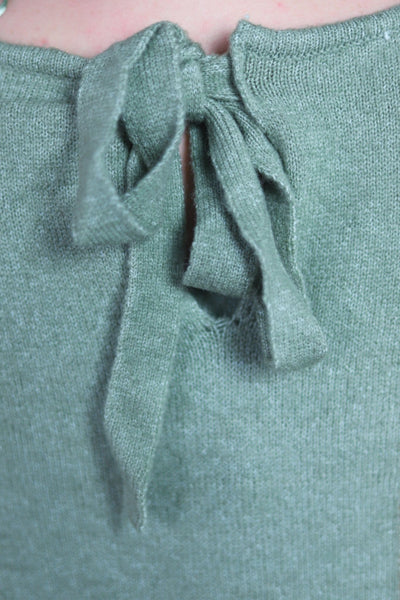 Colorblock Bow Sweater