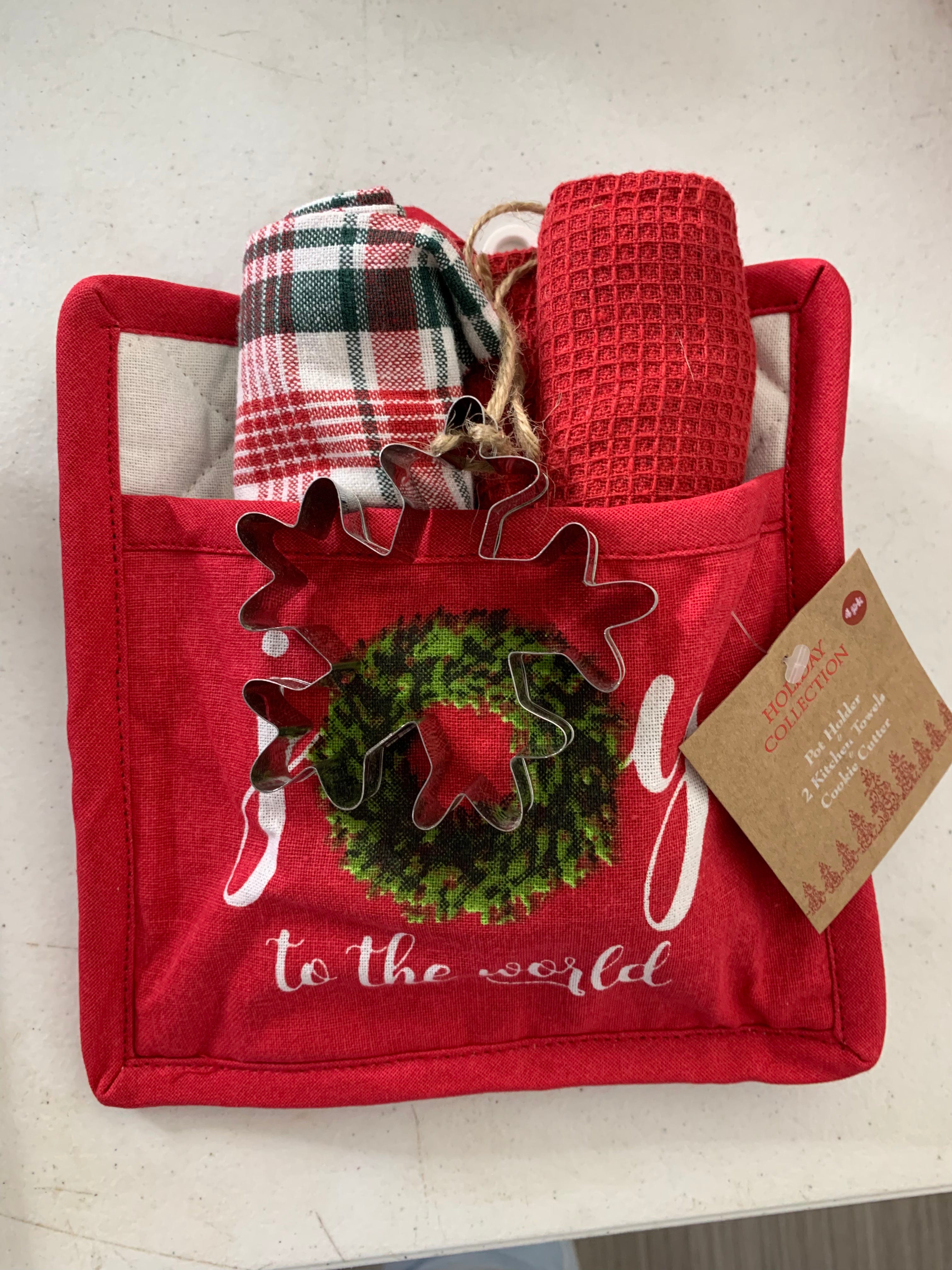 Holiday 4pc Towel Set - Joy To The World