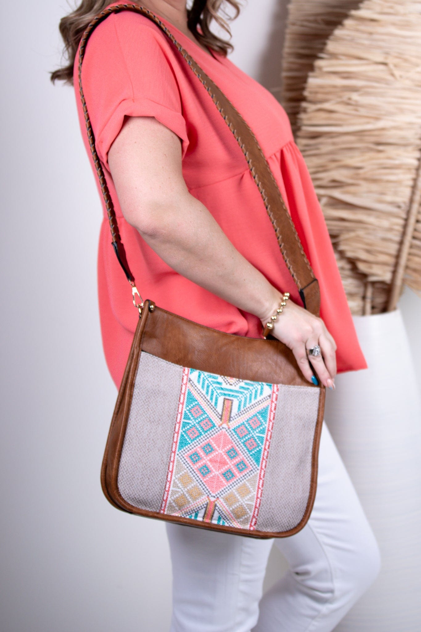 Tribal Chloe Crossbody w/Guitar Strap