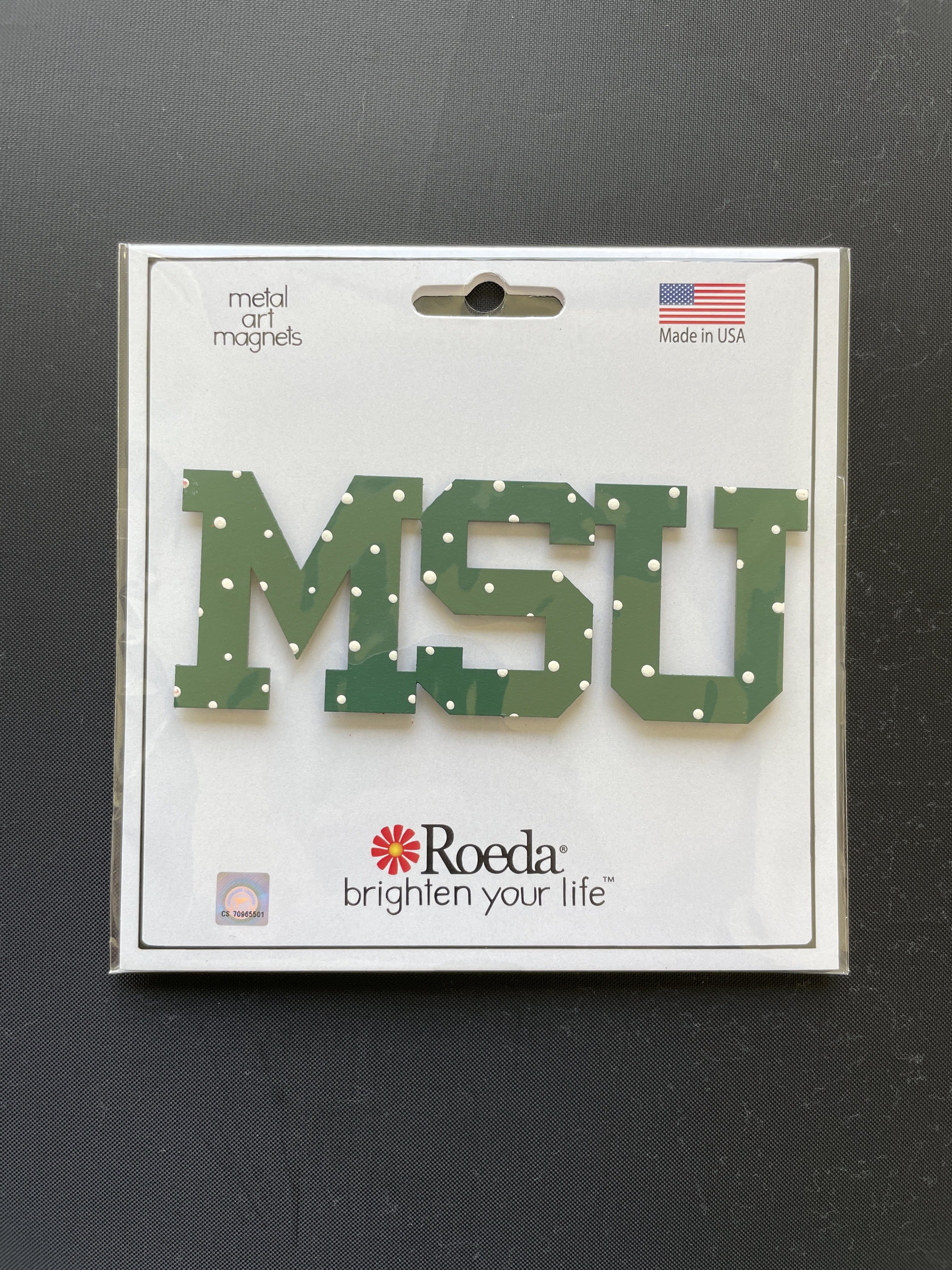 MSU Magnet Green/White