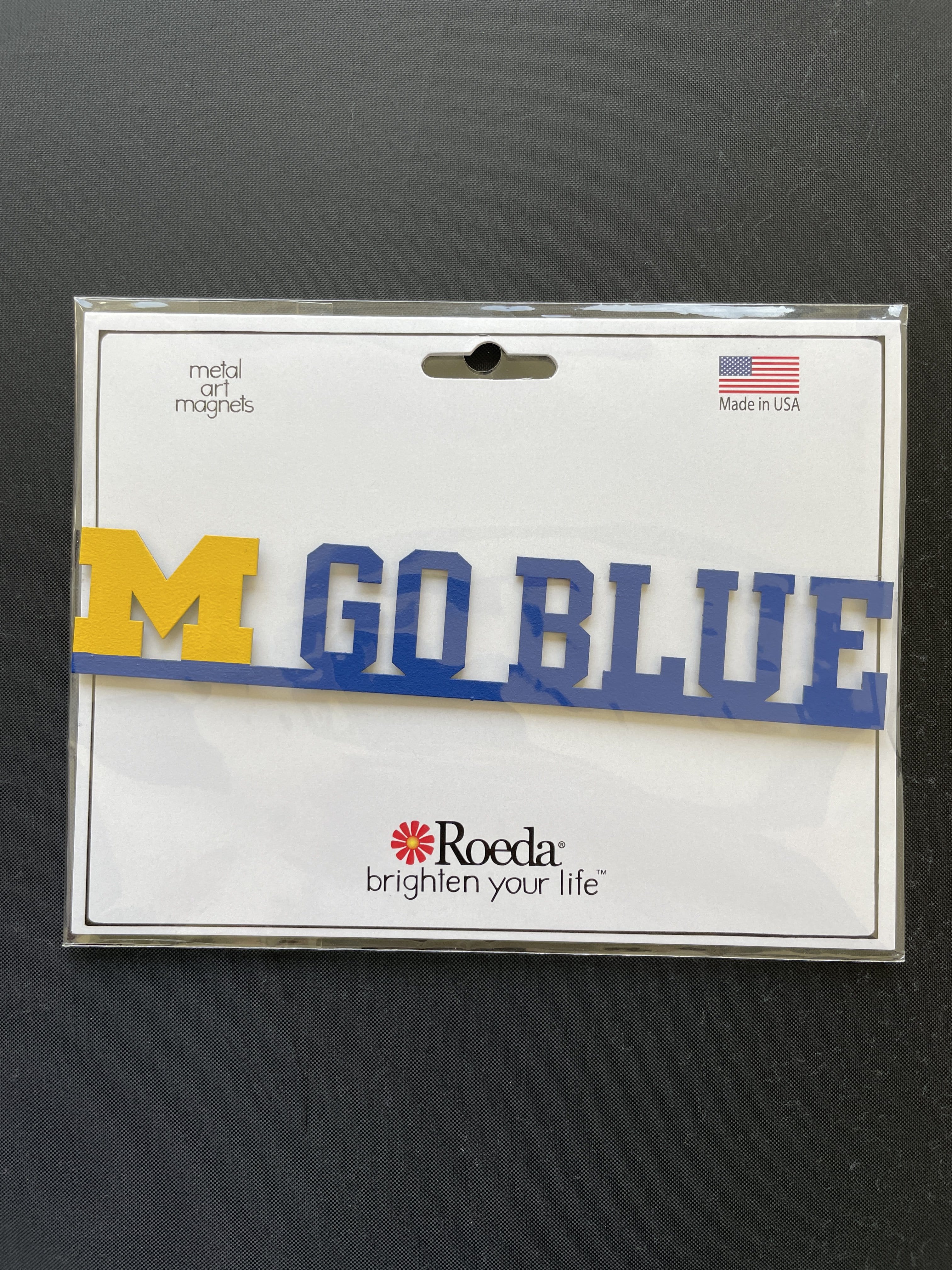 Go Blue UofM Blue Magnet
