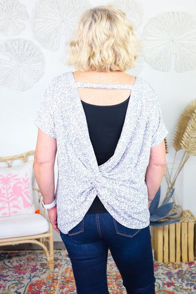 Dolman Sleeve Floral Top