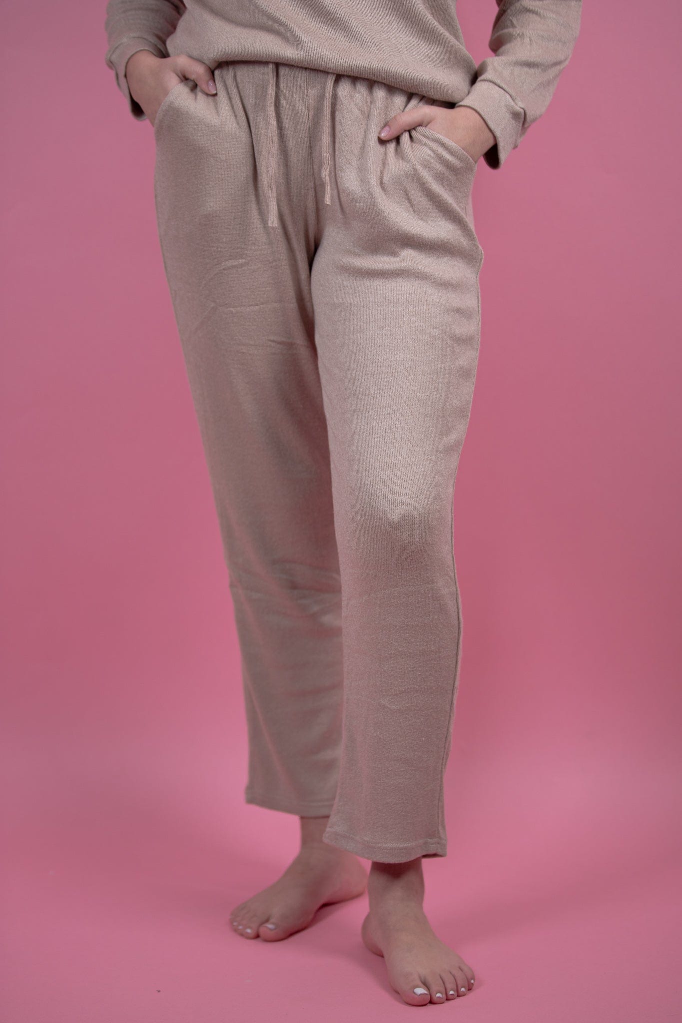 Solid Knit Lounge Pants