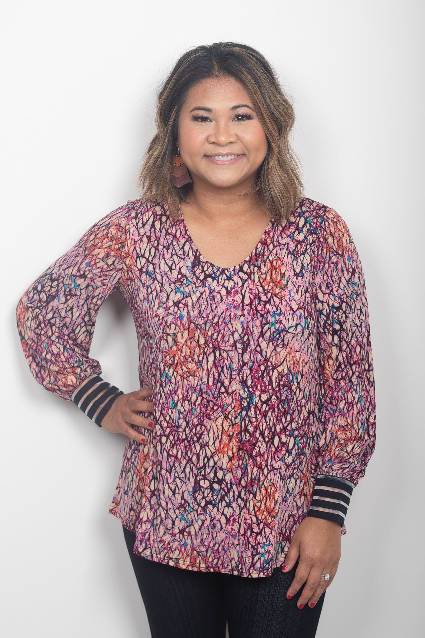 Lines of Color Tunic