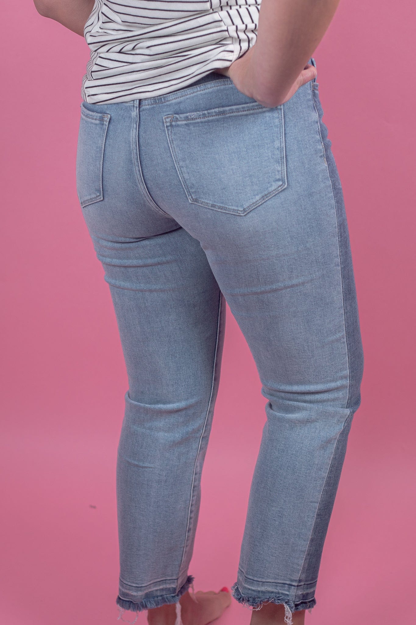 Denim Block Skinny Jean