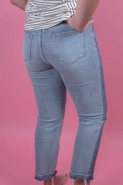 Denim Block Skinny Jean