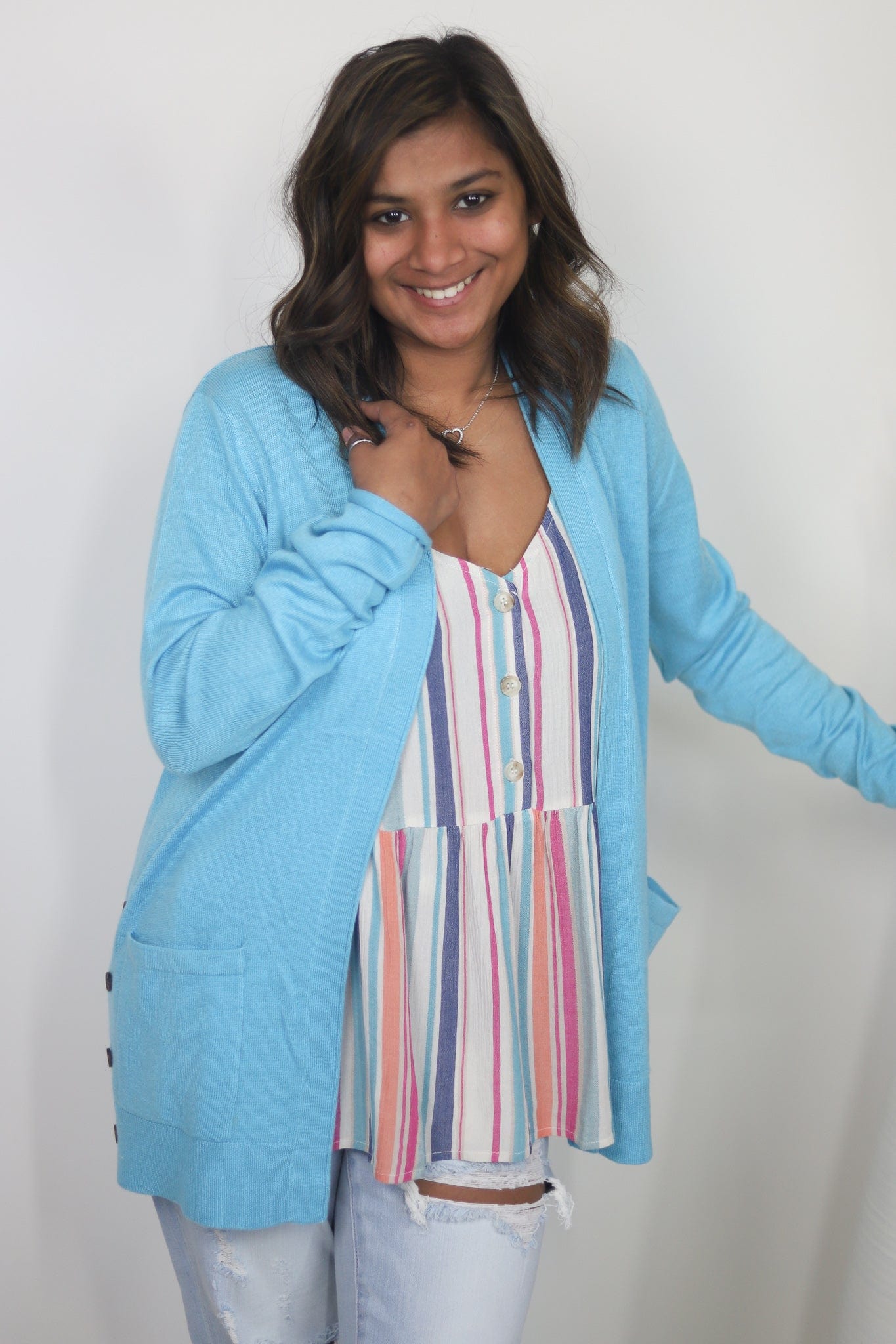 Ocean Paradise Button Cardigan
