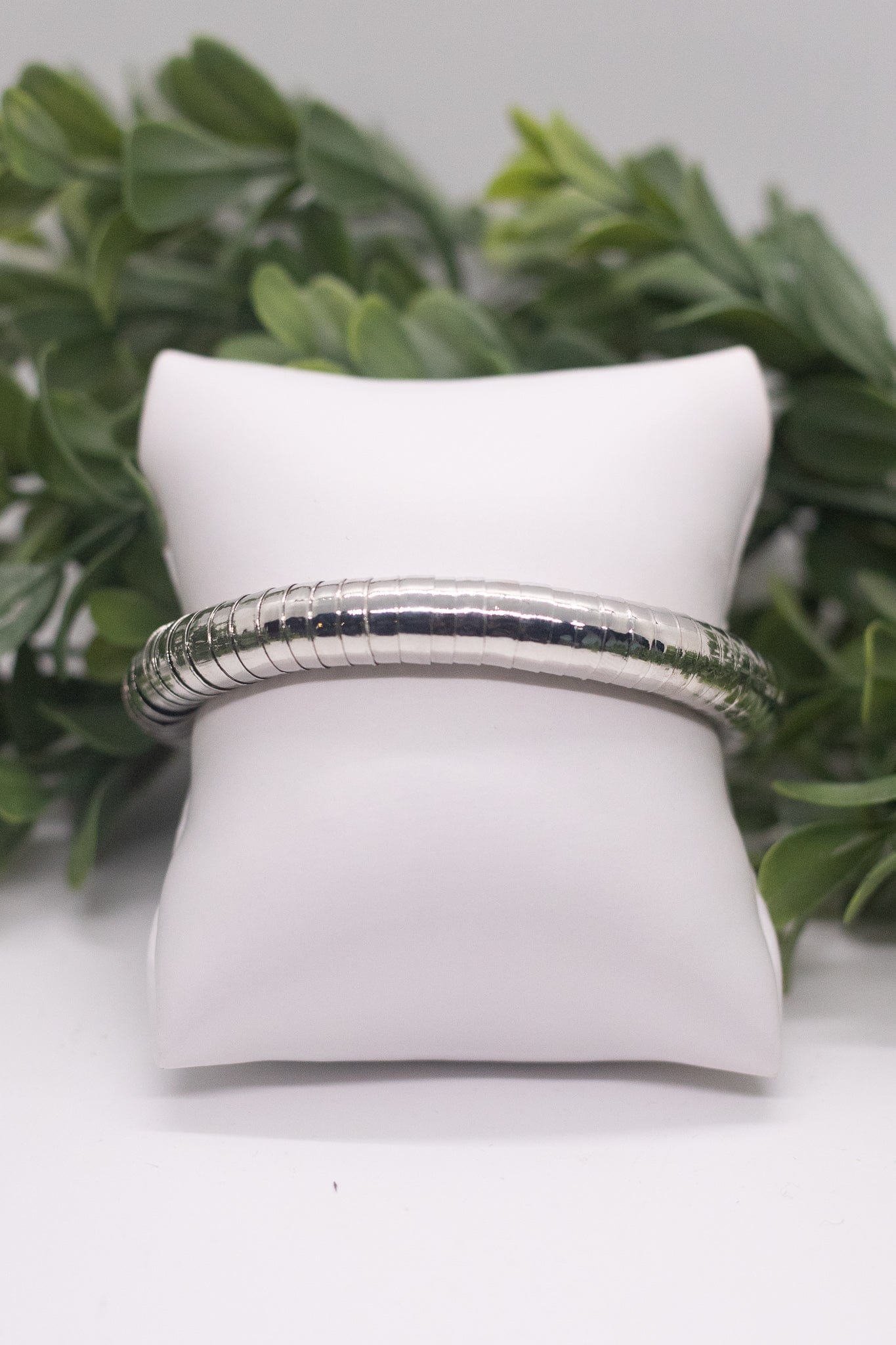 High Shine Silver Bracelet Thin