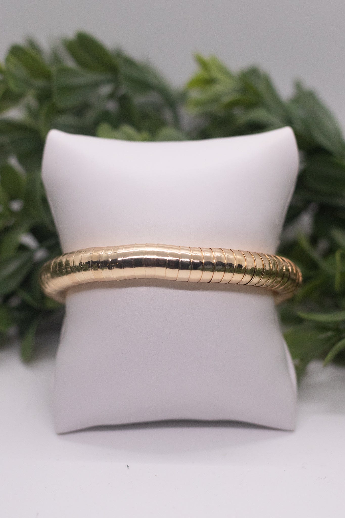 High Shine Gold Bracelet Thin