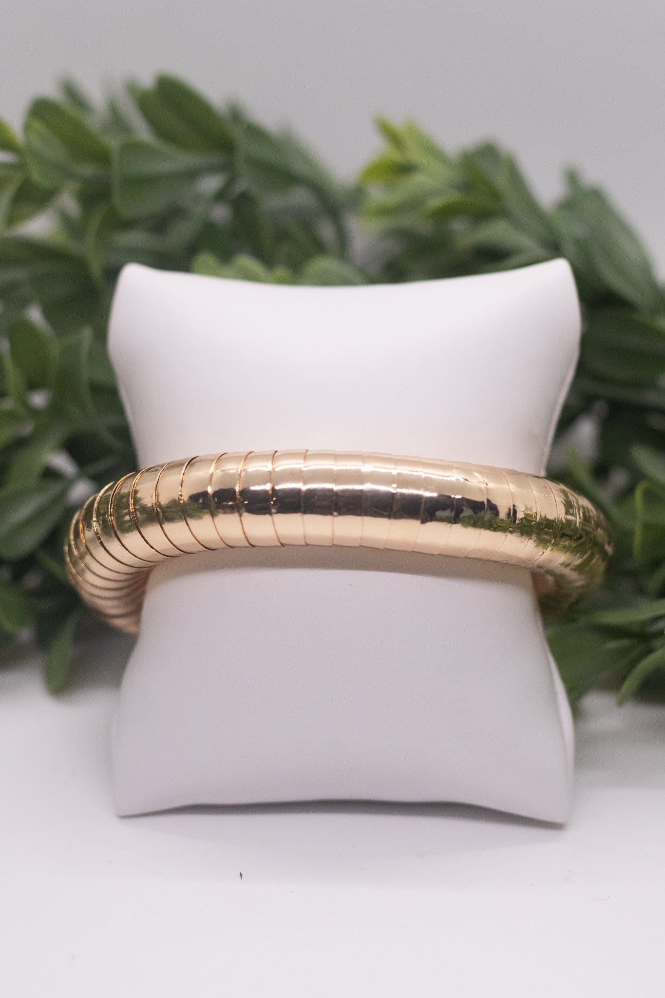 High Shine Gold Bracelet Thick