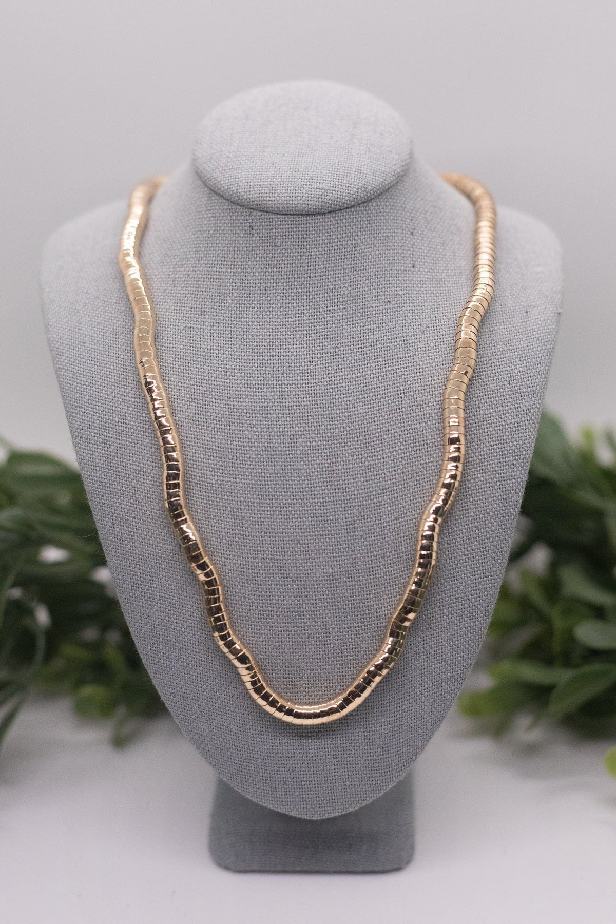 High Shine Gold Necklace