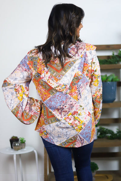 Floral Multi Color Top