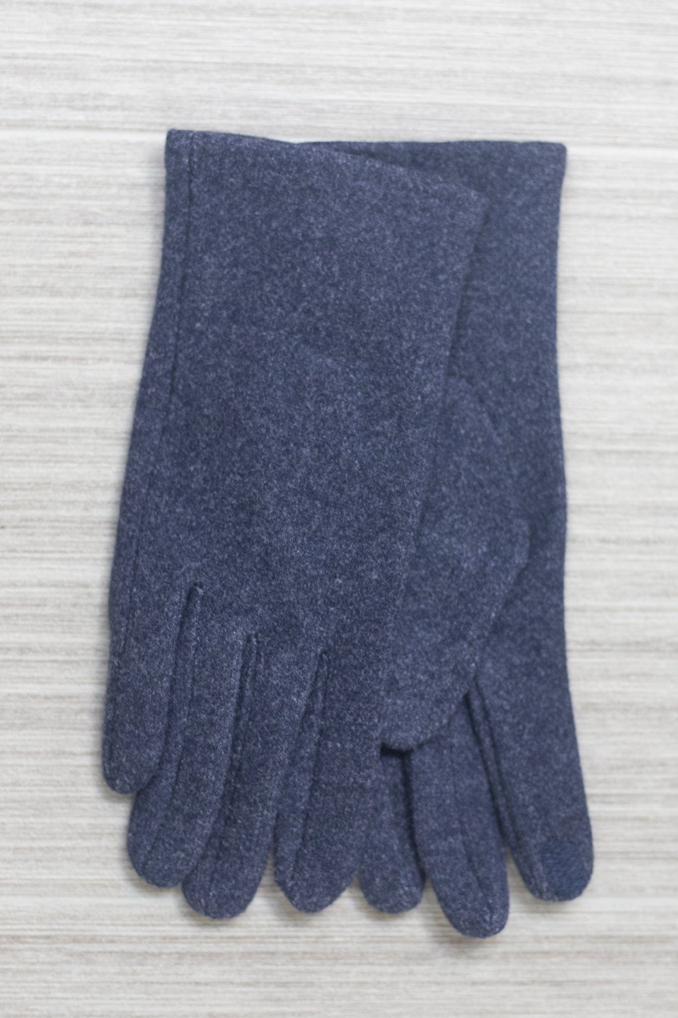 Navy Two Tone Gloves