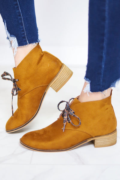 Cognac Totes Bootie