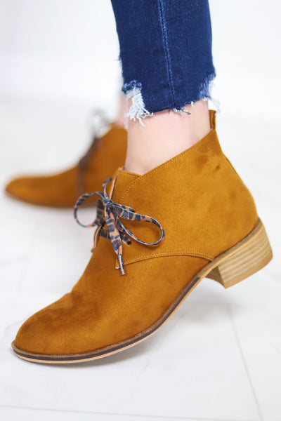 Cognac Totes Bootie