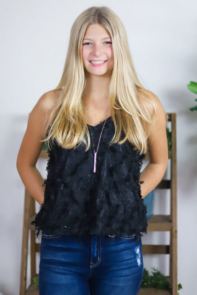 Black Texture Tank