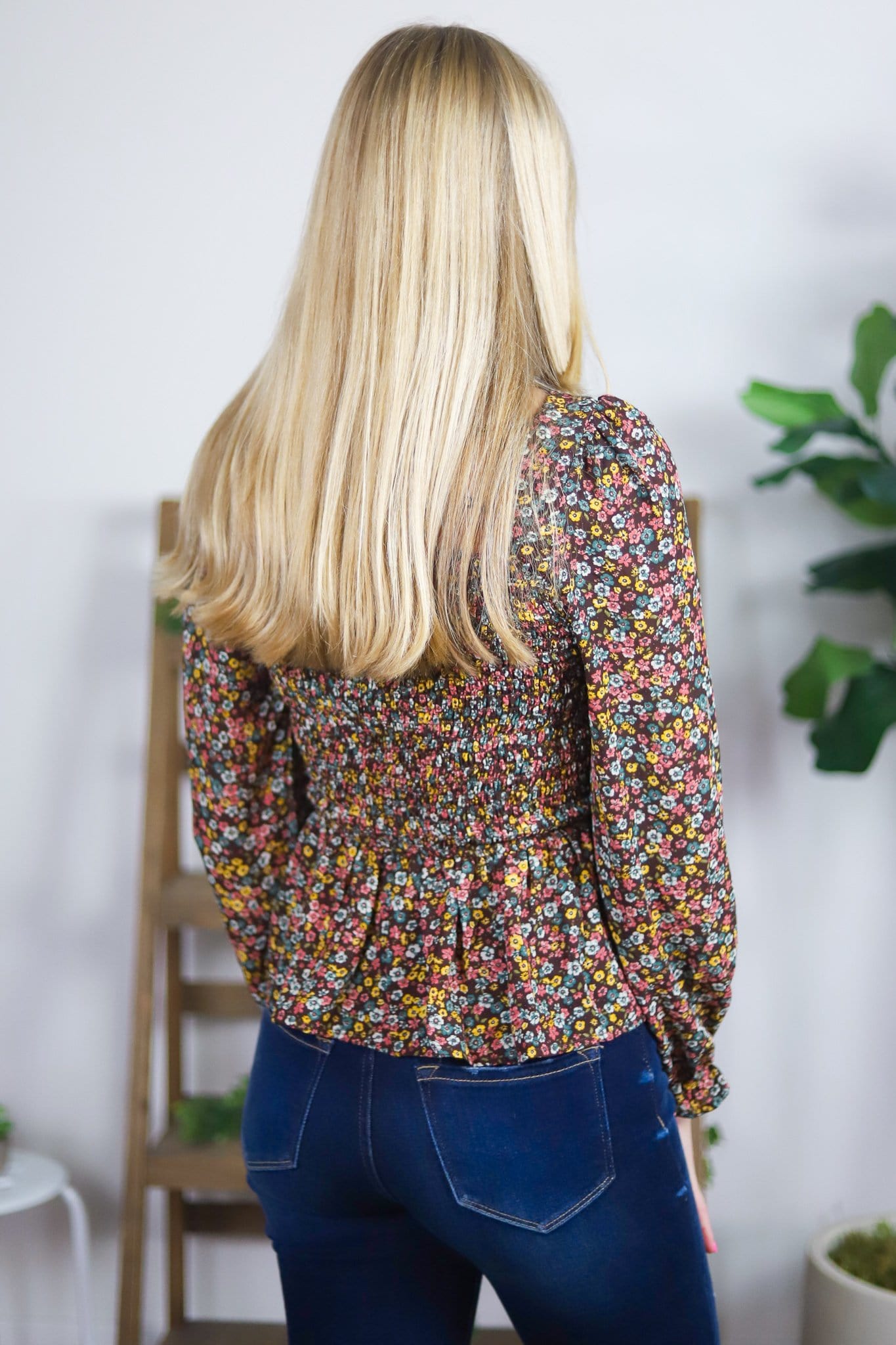 Ditsy Floral Smock Top