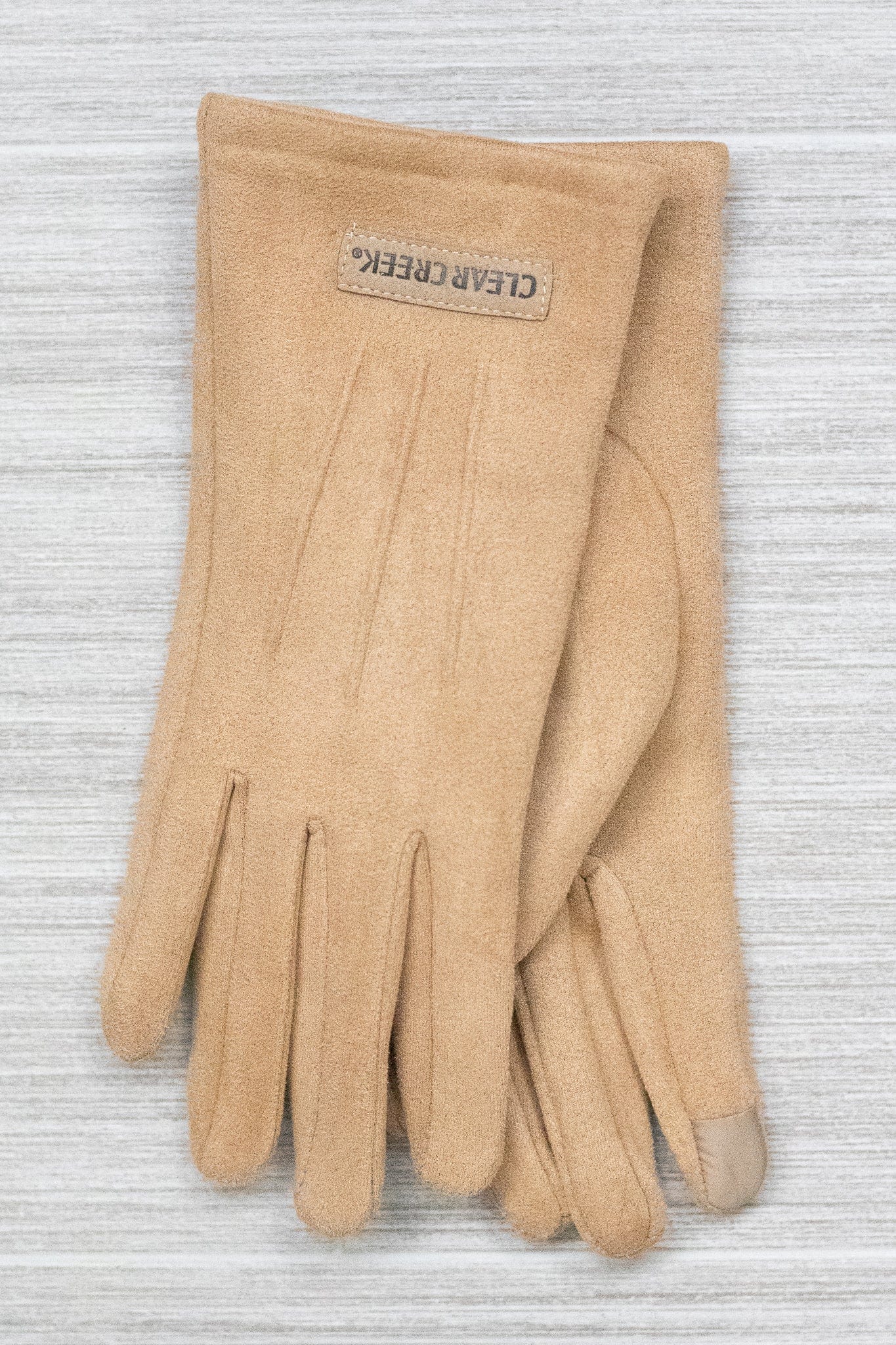 Tan Women's Suede Dress Gloves