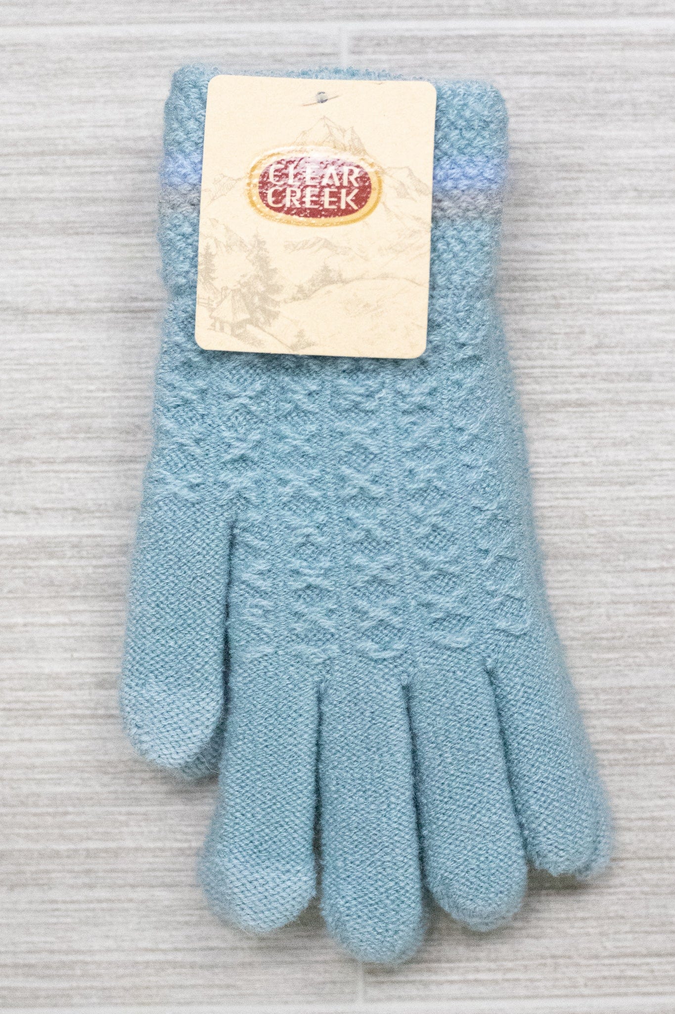Blue Fashion Texting Glove