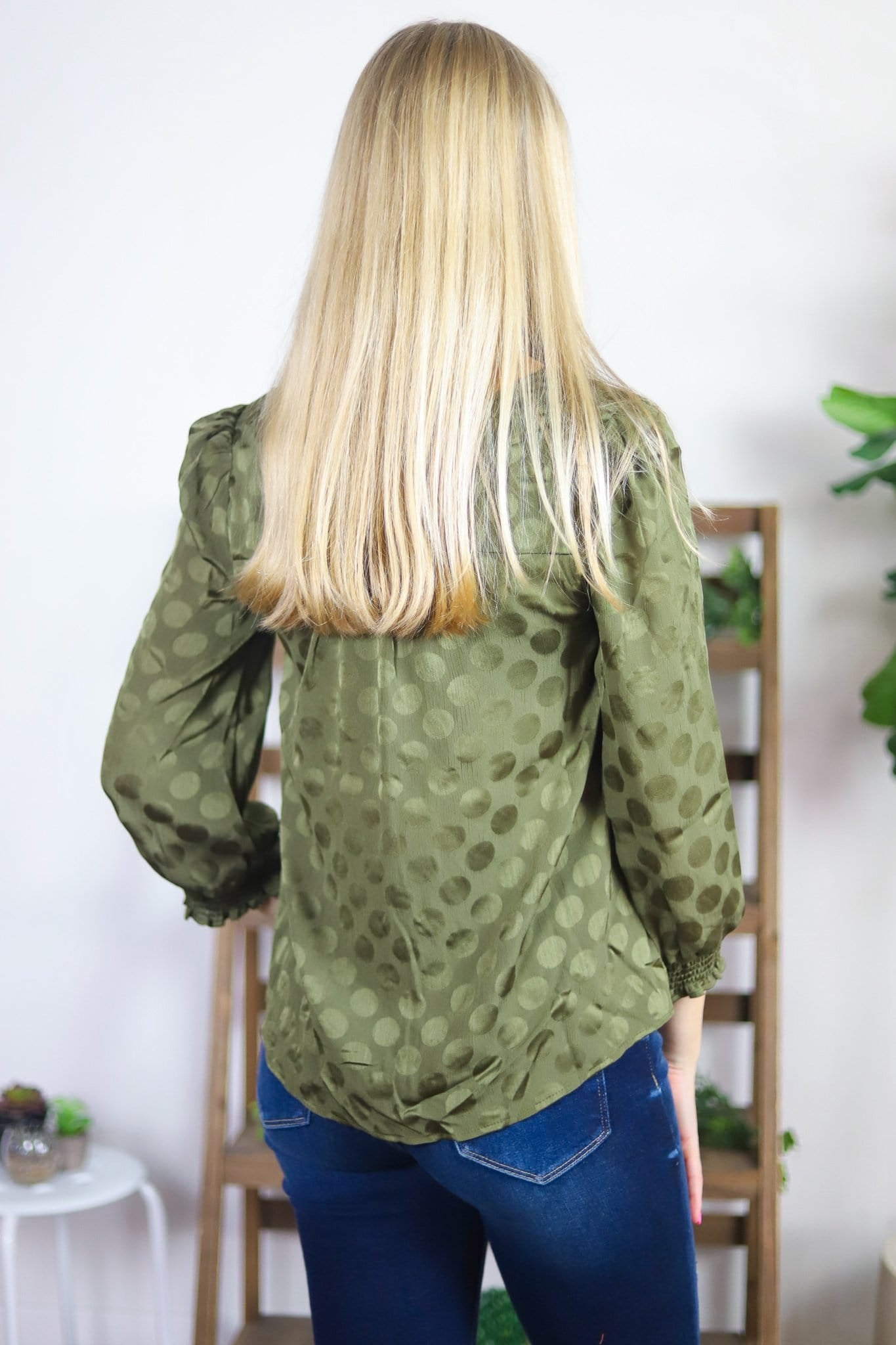 Polka Dot Shine Blouse