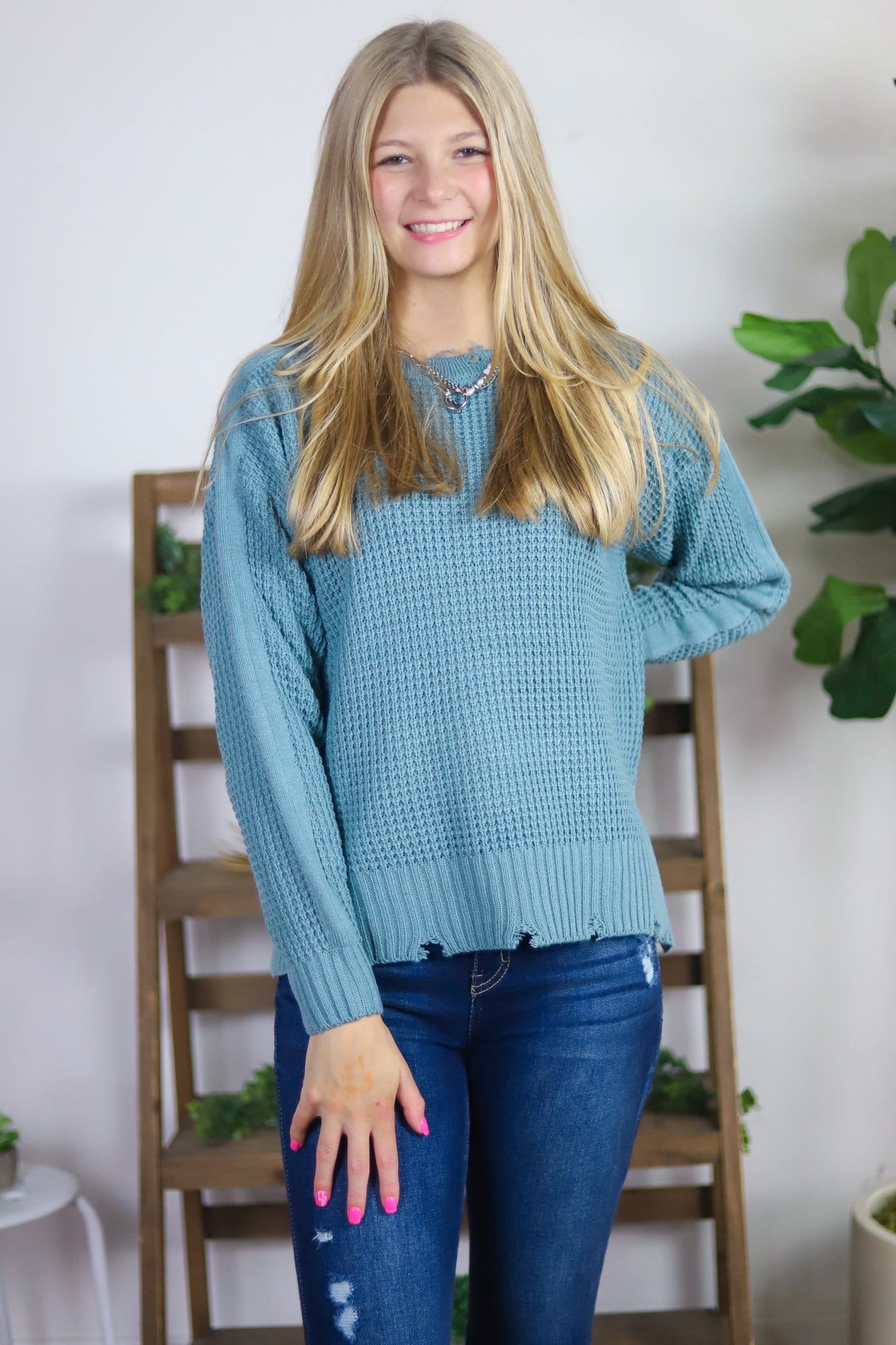 Distressed Sweater