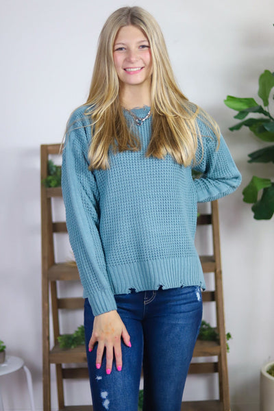 Distressed Sweater