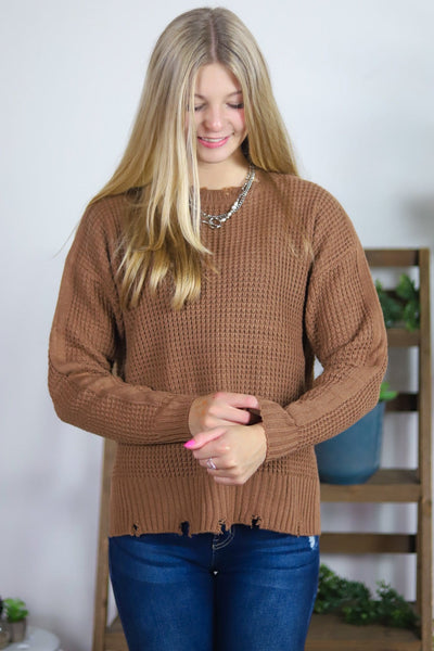 Distressed Sweater
