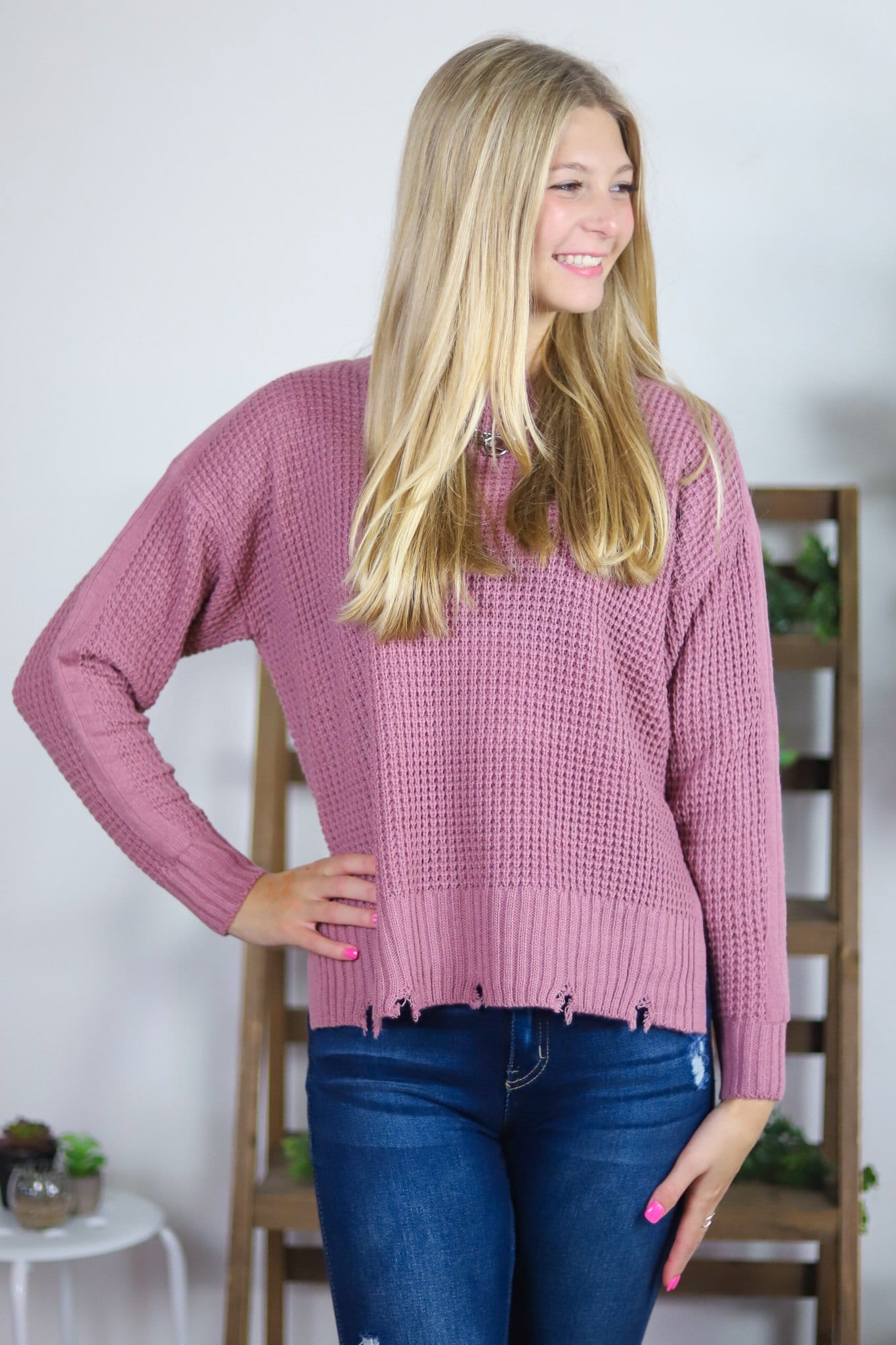 Distressed Sweater