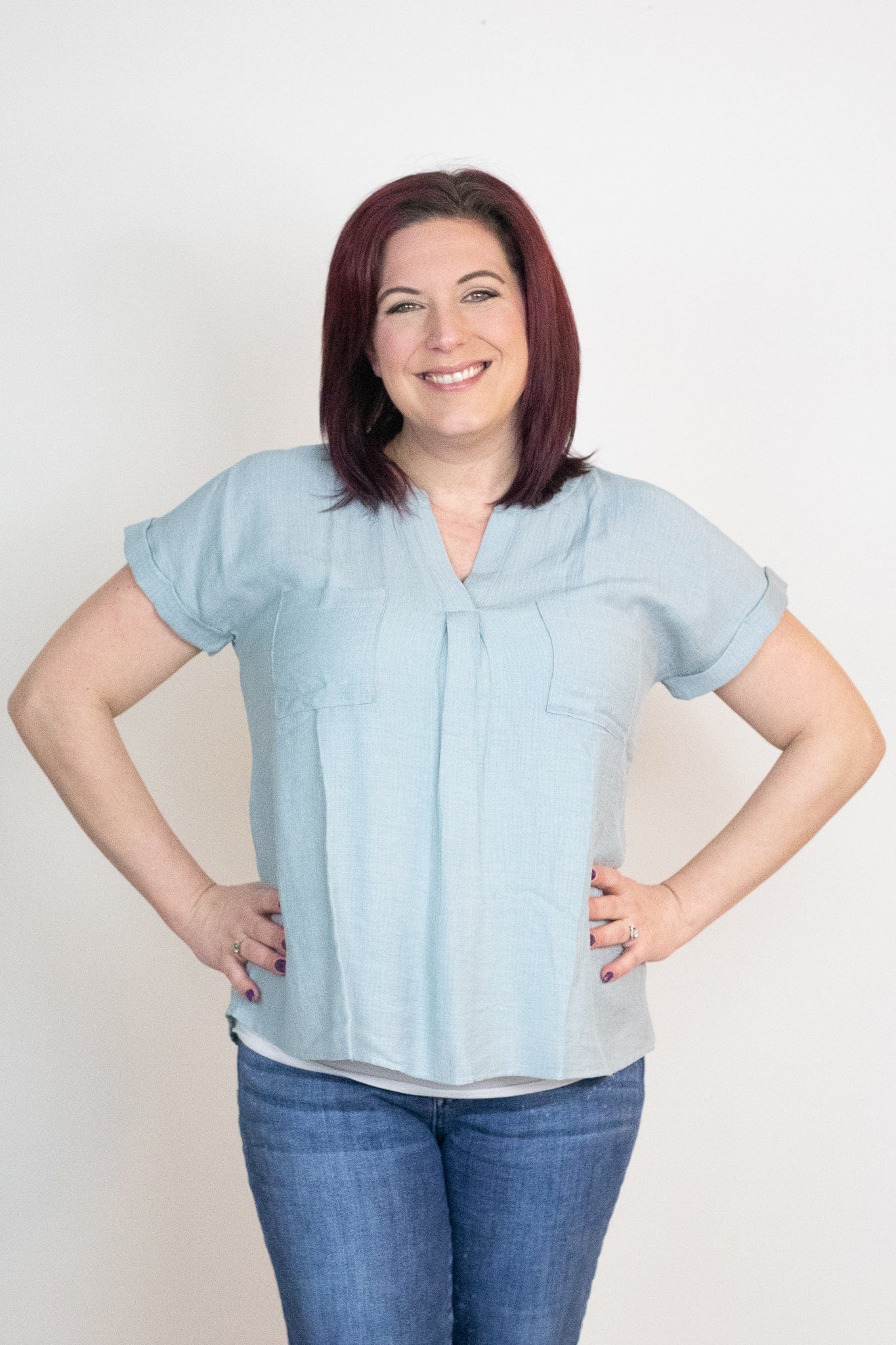Sage Woven Blouse