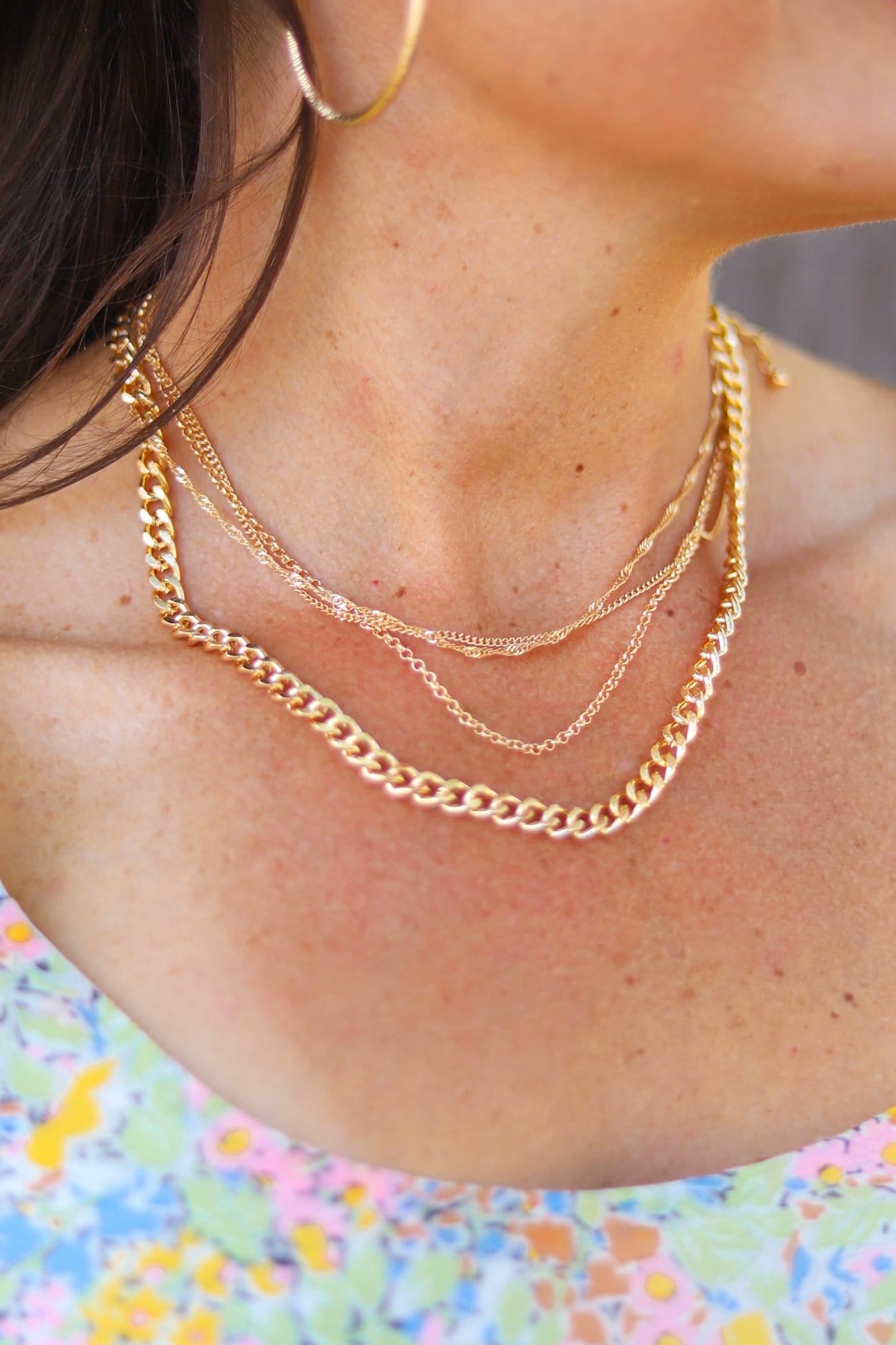 Quad Chain Necklace