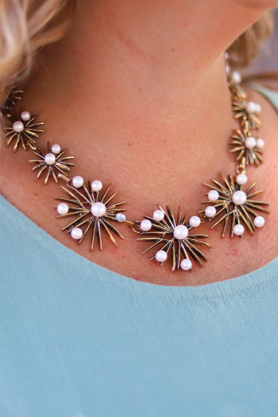 Gold Statement Necklace